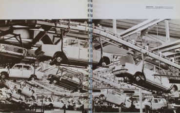 Fiat Mirafiori 1966 Productionprogram "Fiat in Photographs" Carbrochure (9059)